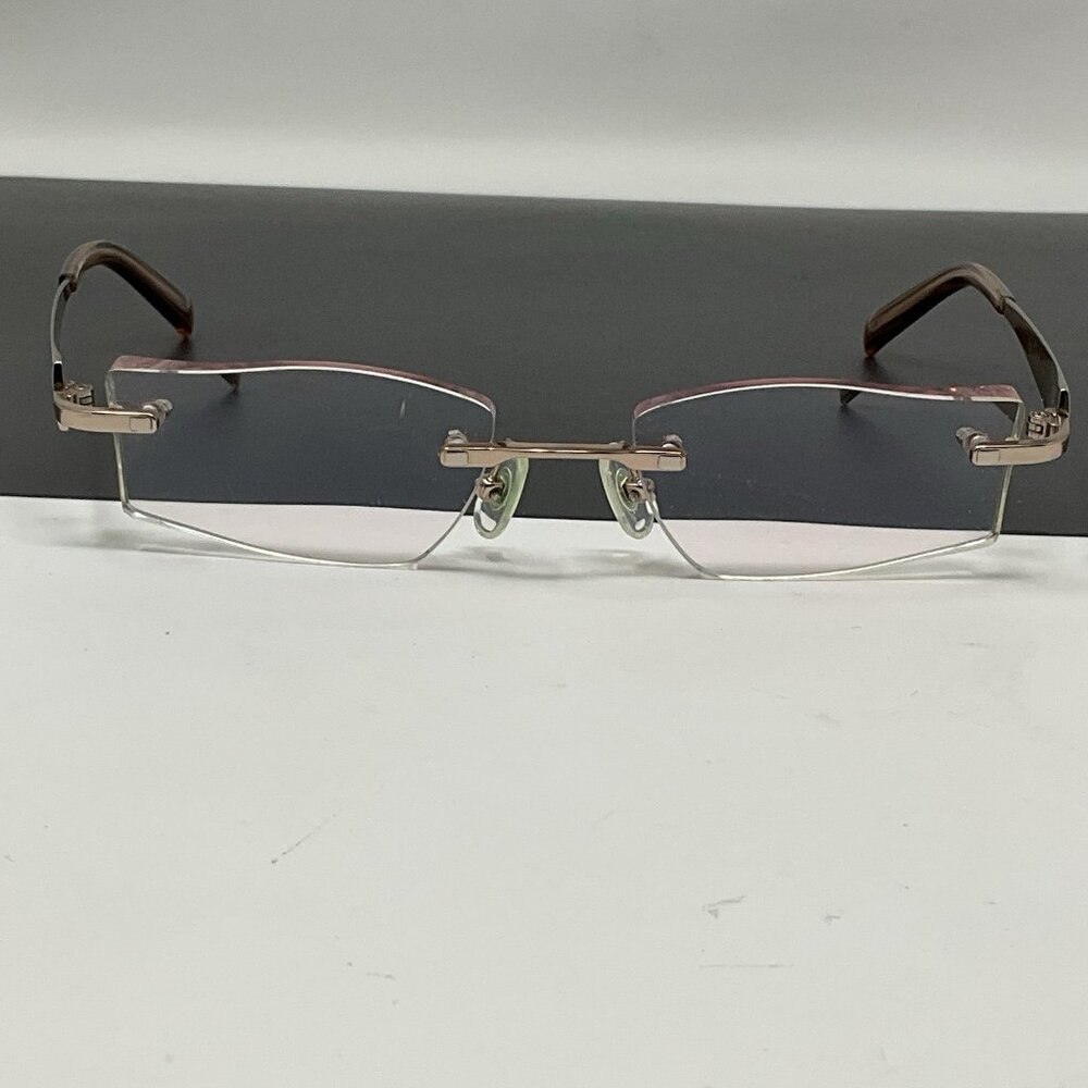 SAMA RIMLESS Eyeglasses Frame Mix-5 Pink Pure Titanium - Picture 2 of 12